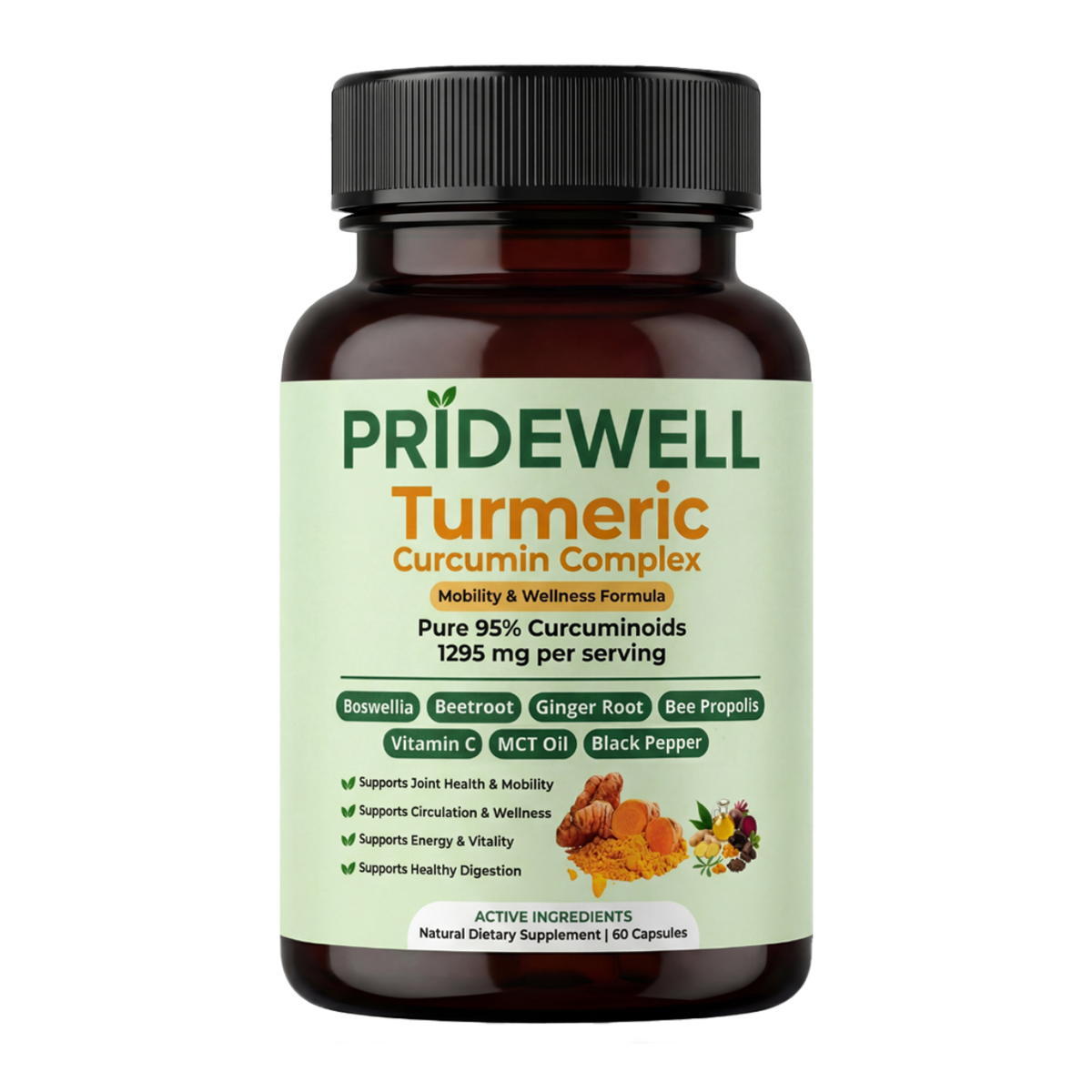 Pridewell Turmeric Curcumin Complex
